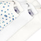 Petit Bateau - 3-pak body - Hvid/stribet/printet