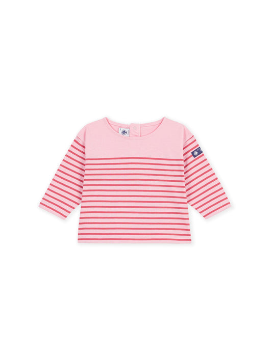 Petit Bateau - Blouse - Pink stripe