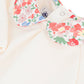 Petit Bateau - Blouse - White w. flower collar