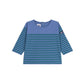 Petit Bateau - Bluse - Blå/grøn striber