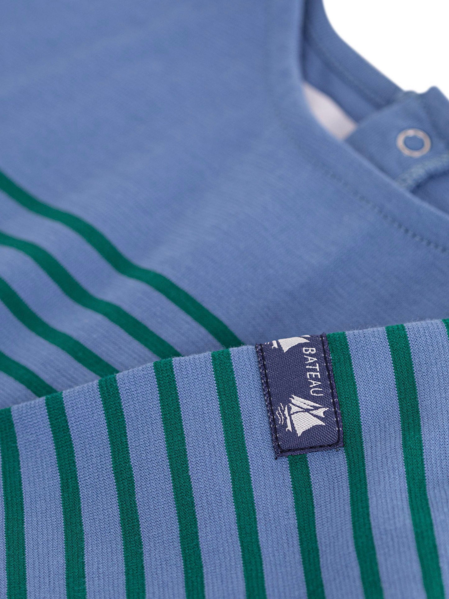 Petit Bateau - Blouse - Blue/green stripe
