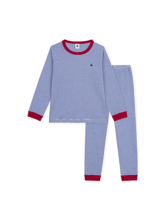 Petit Bateau - Pyjamas - Blue w. red