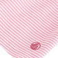 Petit Bateau - T-shirt - Lyserød m. rød kant