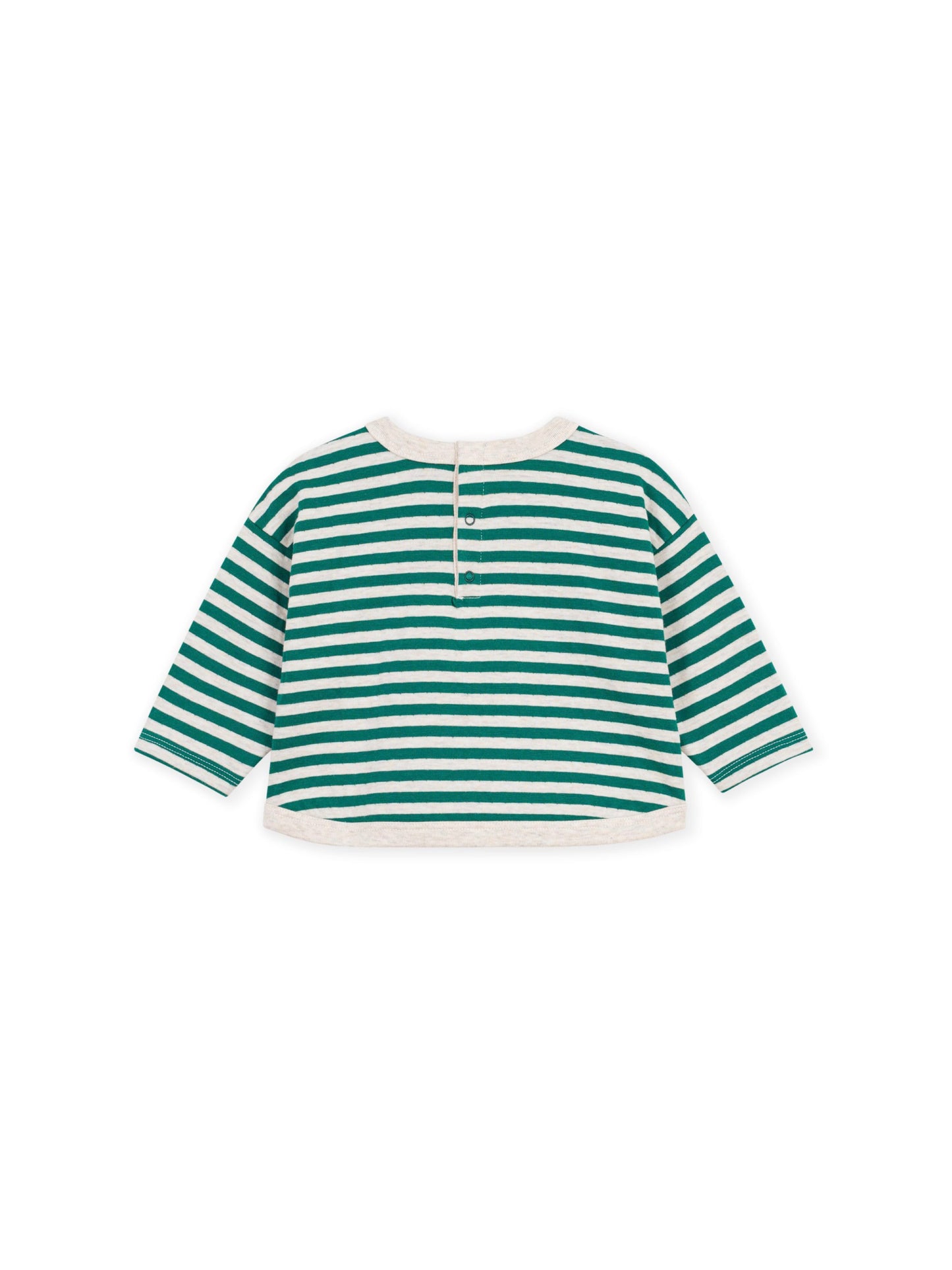 Petit Bateau - Blouse - Green/white stripe