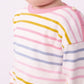 Petit Bateau - Bluse - Multi m. lyserød kant