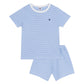 Petit Bateau - Shorts sæt - Blå/hvid striber