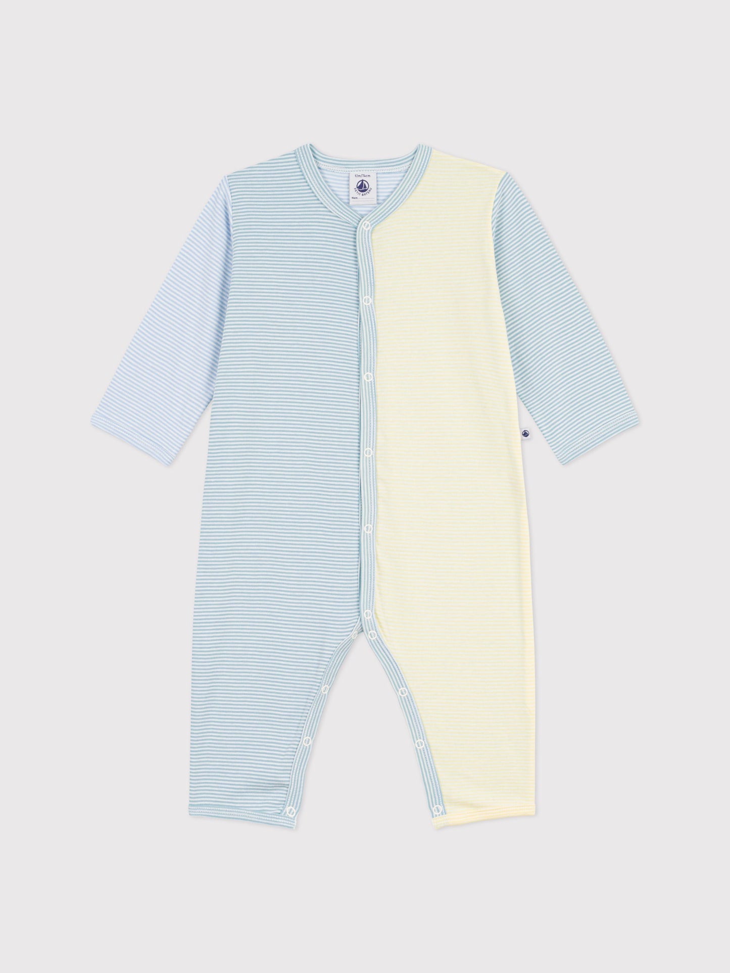 Petit Bateau - Sleepsuit - Blue/white stripes