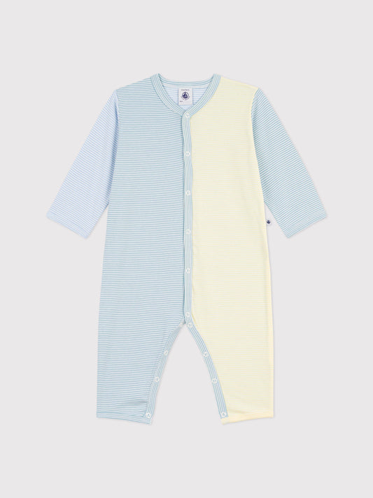 Petit Bateau - Sleepsuit - Blue/white stripes