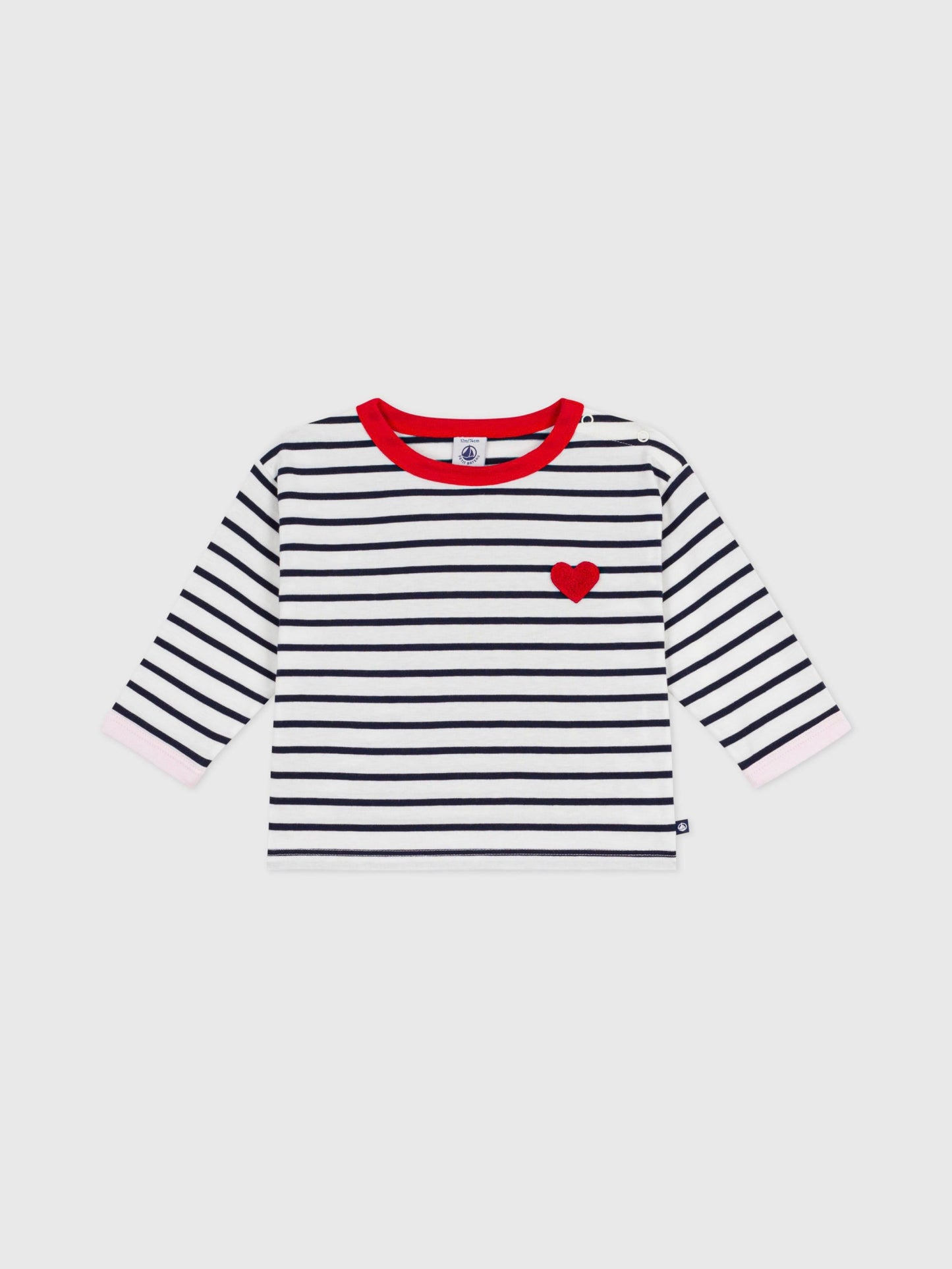 Petit Bateau - Blouse - White/red stripe