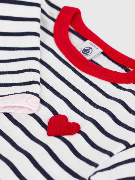 Petit Bateau - Blouse - White/red stripe