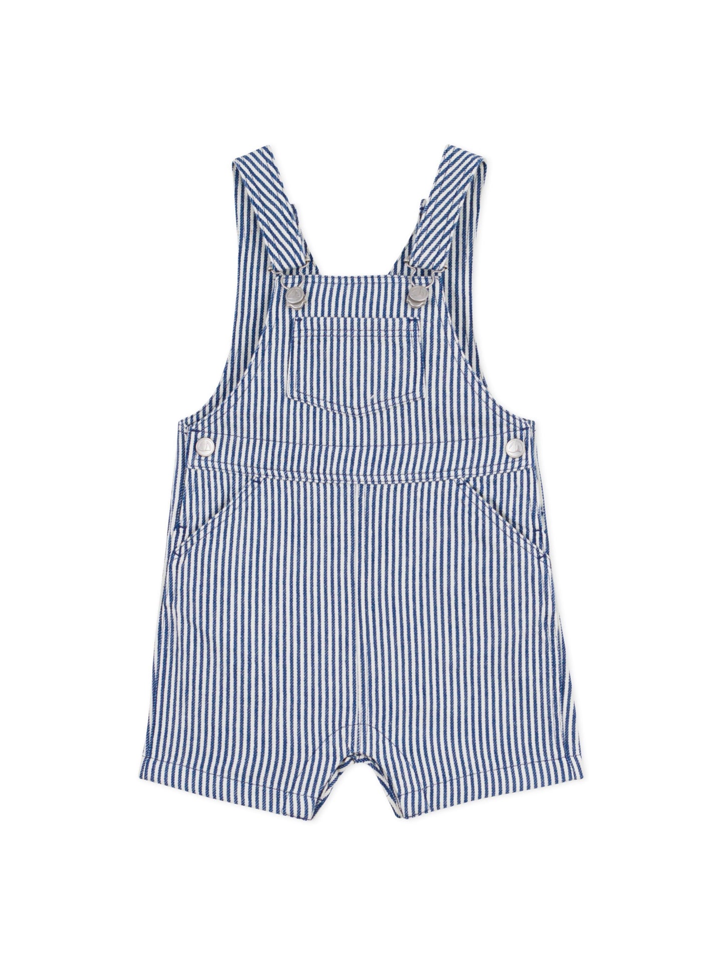 Petit Bateau - Selebukser - Hvid/blå striber