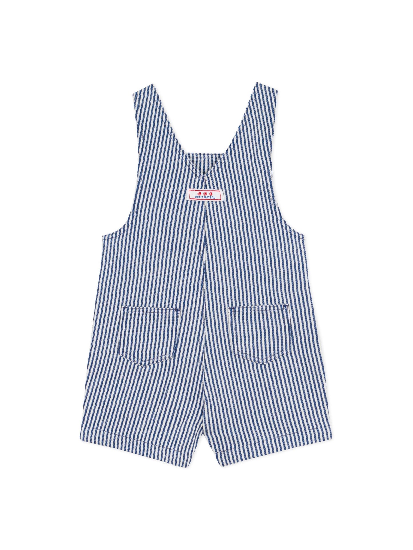 Petit Bateau - Selebukser - Hvid/blå striber