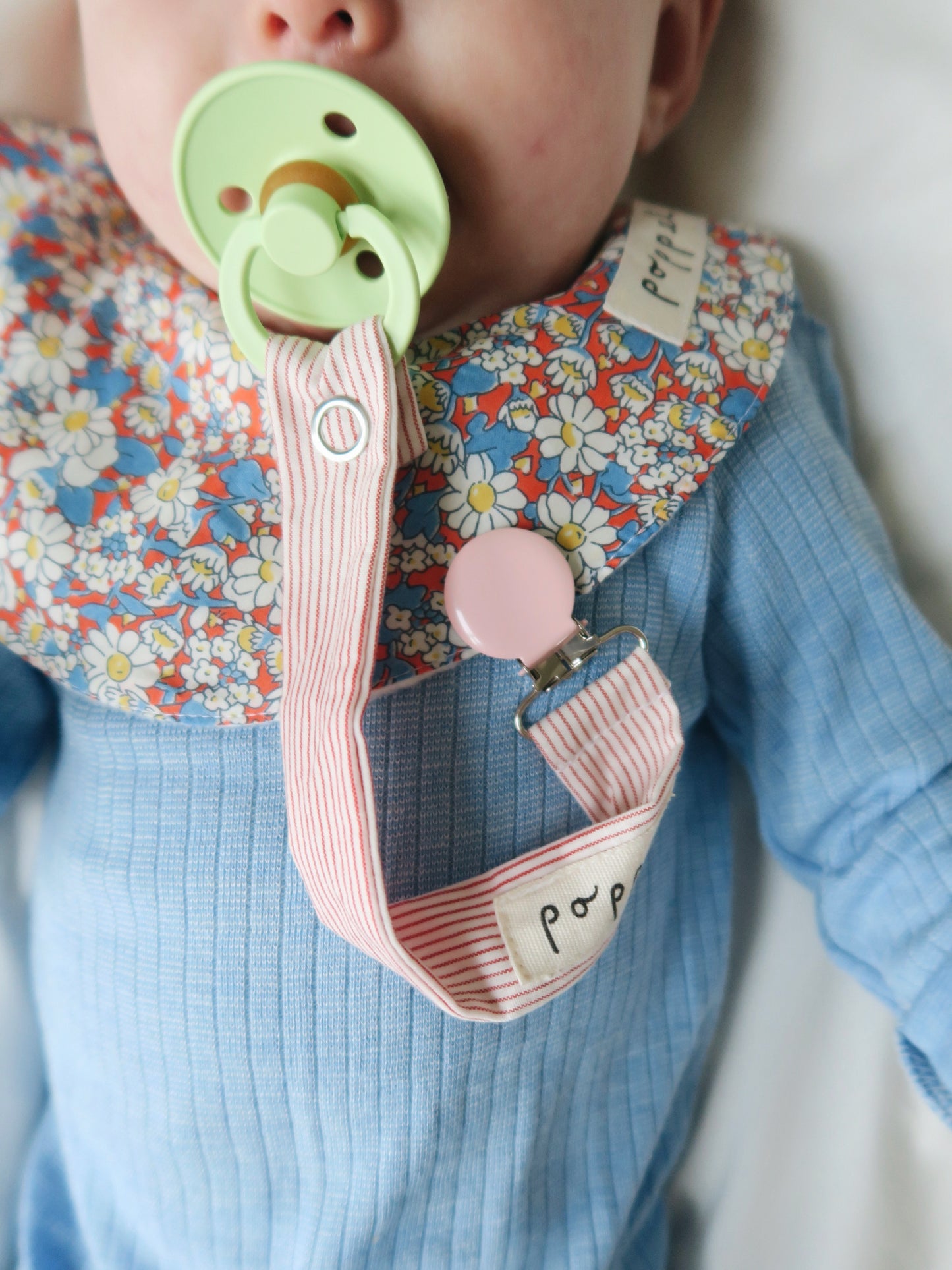 Poppel - Pacifier clip - Tinystripe