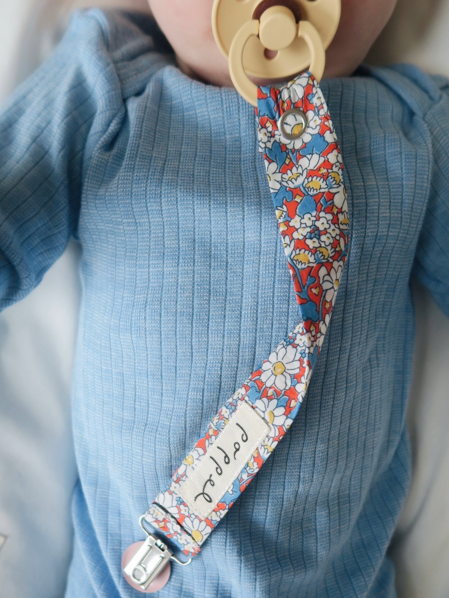 Poppel - Pacifier clip - Liberty Alice