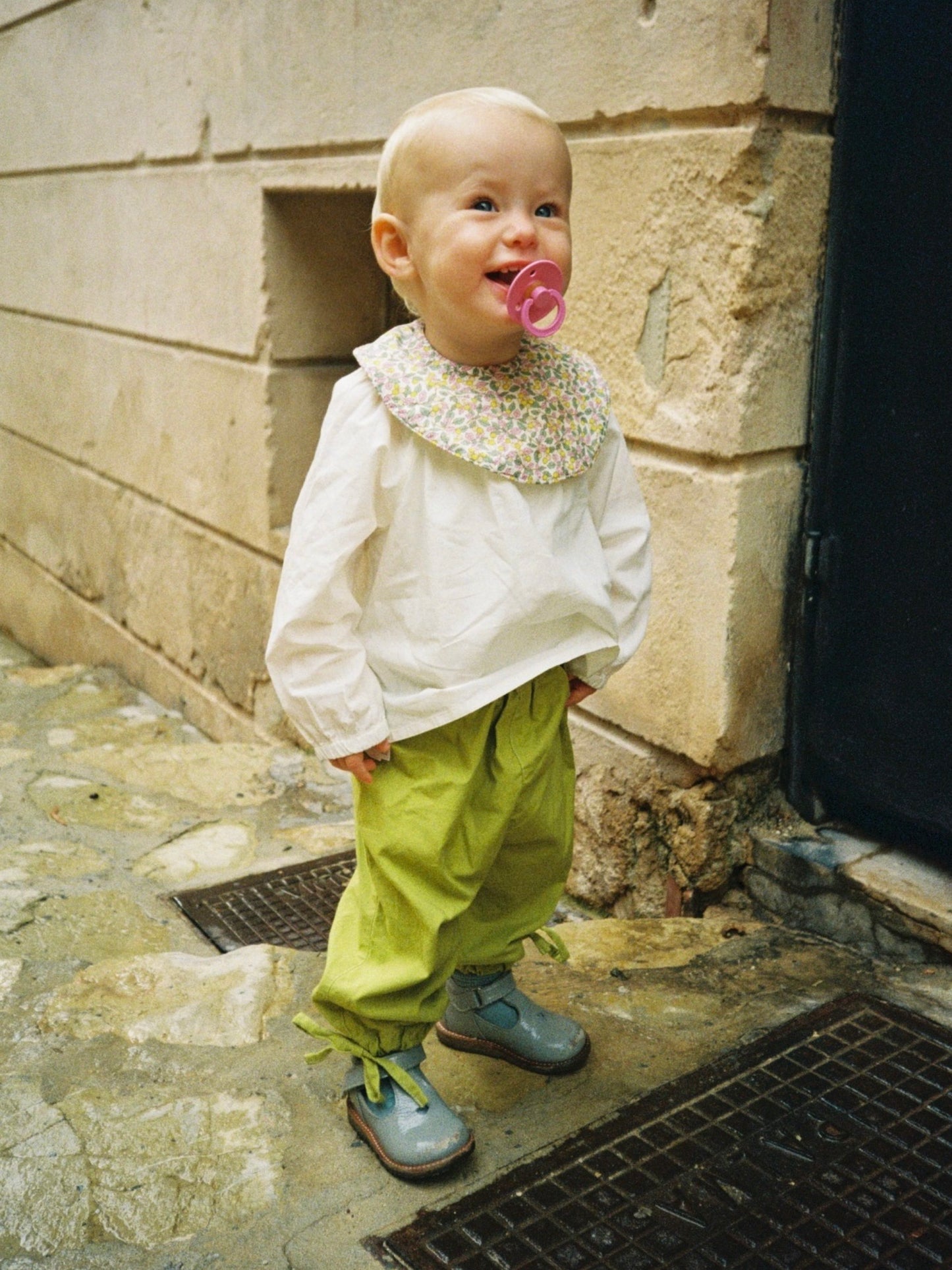 Poppel - Berta bukser - Lime & Cerise