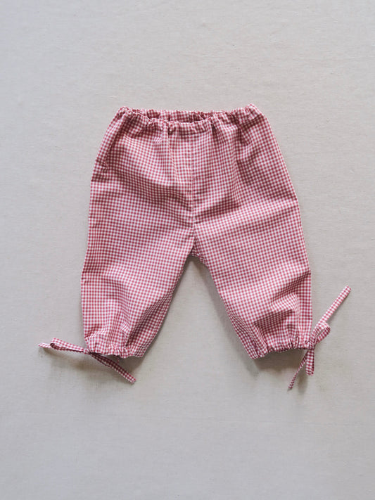 Poppel - Berta bukser - Red Gingham