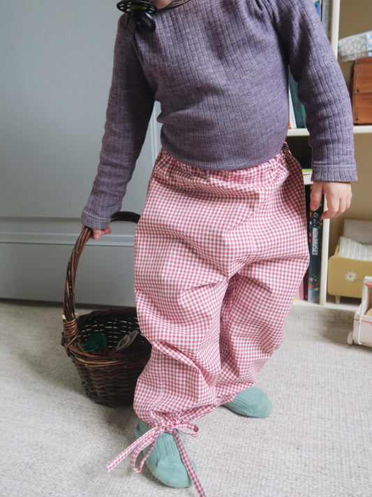 Poppel - Berta bukser - Red Gingham