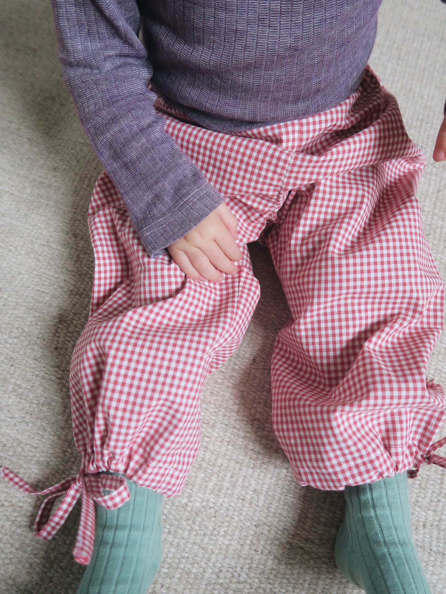 Poppel - Berta pants - Red Gingham