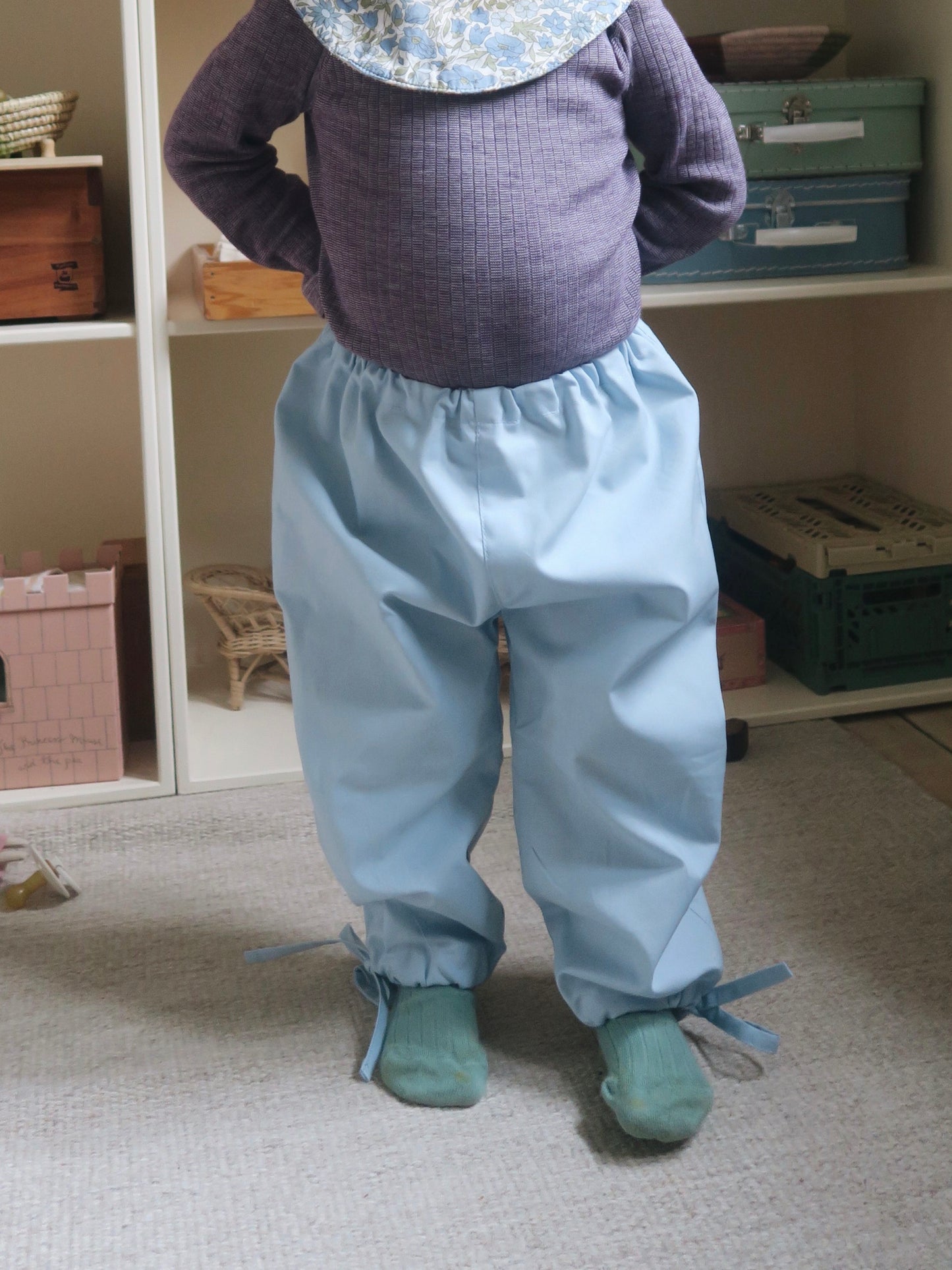 Poppel - Berta pants - Light Blue
