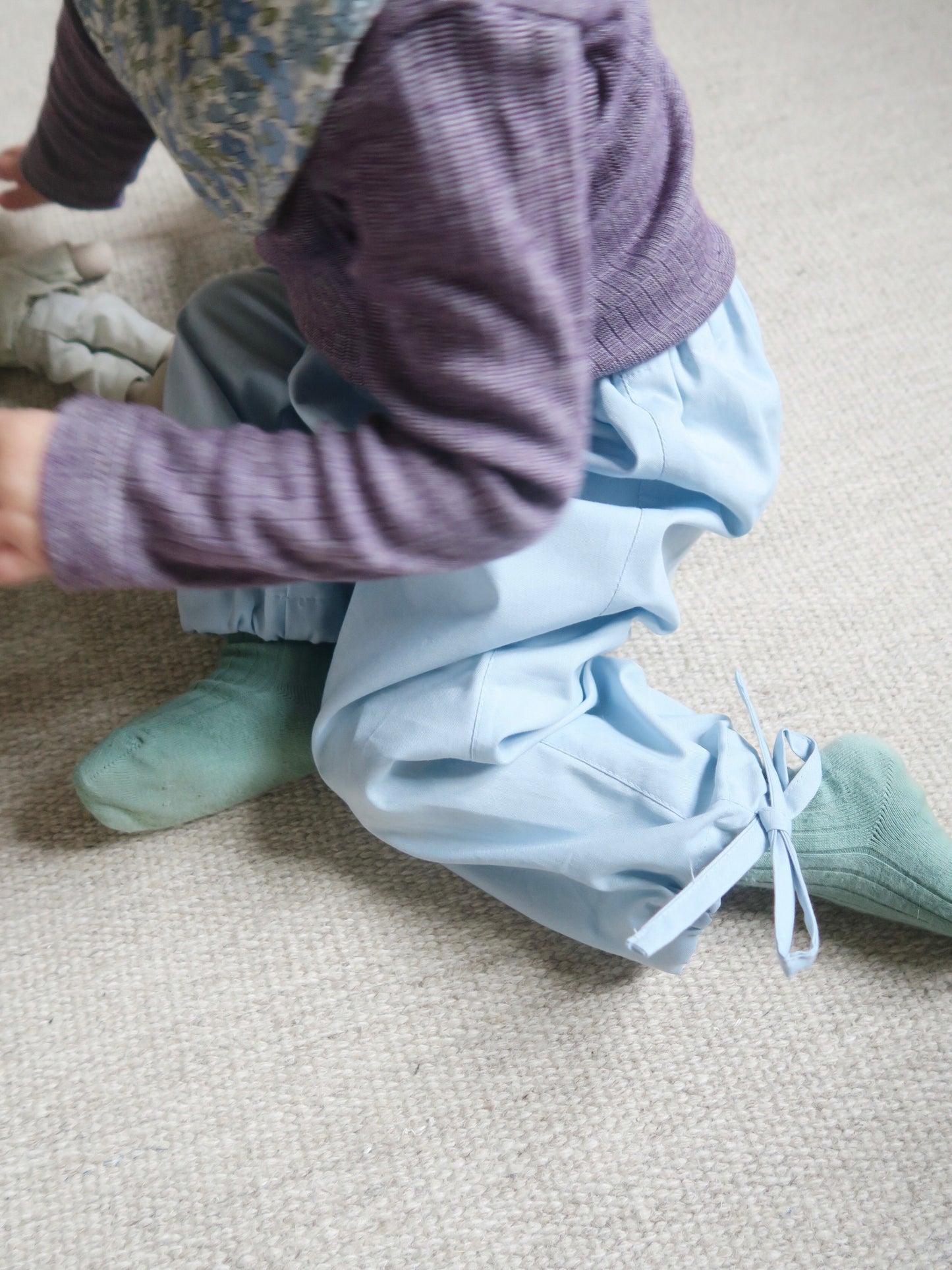 Poppel - Berta pants - Light Blue