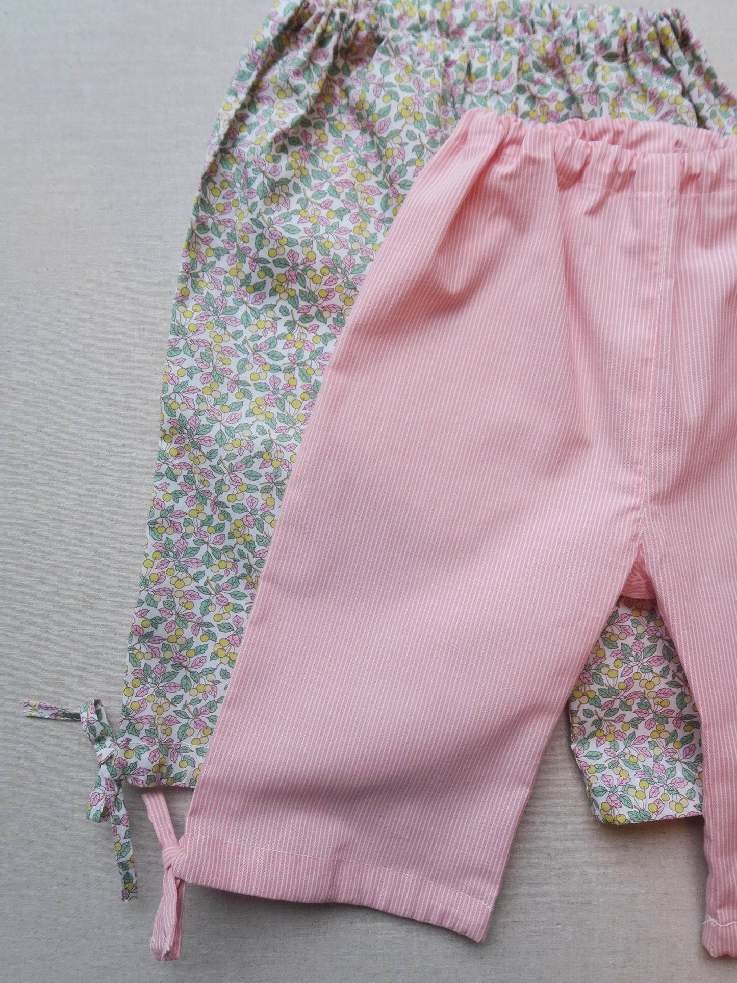 Poppel - Berta pants - Tinystripe Pink