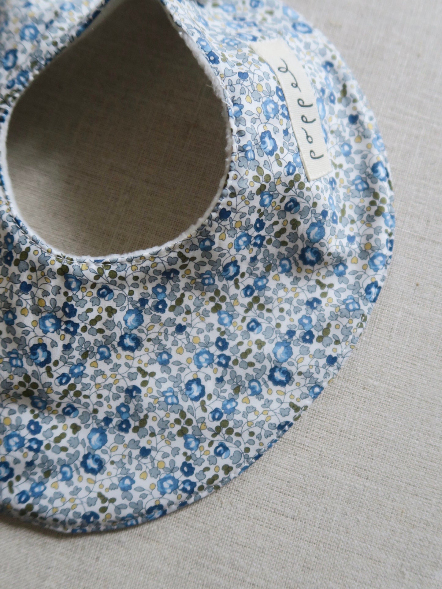 Poppel - Bib - Liberty Eloise (blue & yellow)