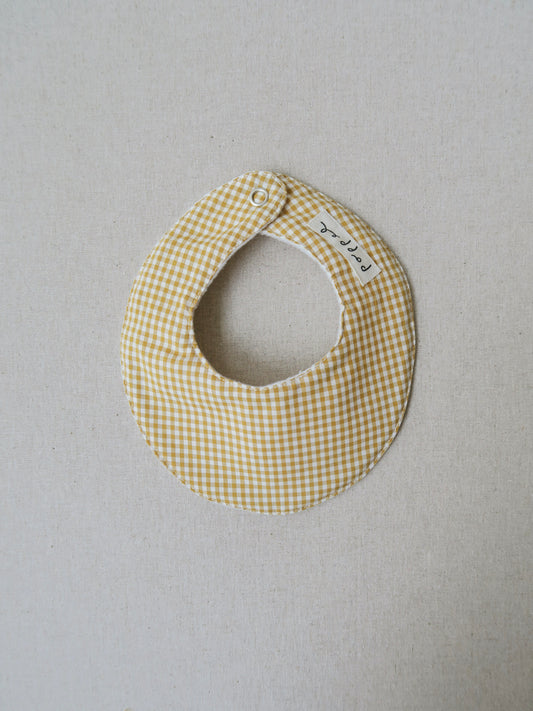 Poppel - Bib - Yellow Gingham