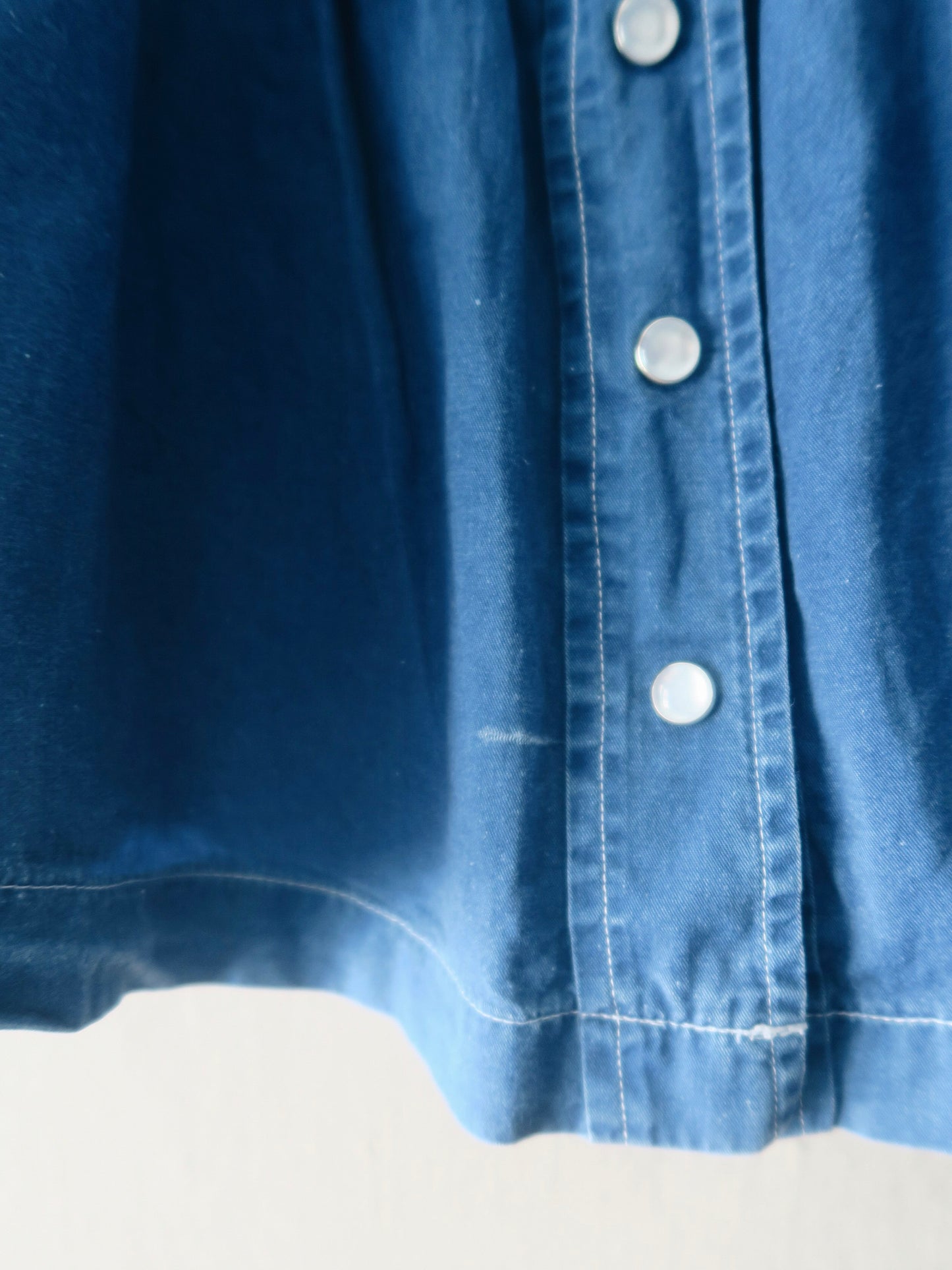 Poppel Pre-loved - Denimkjole m. krave - str. 86