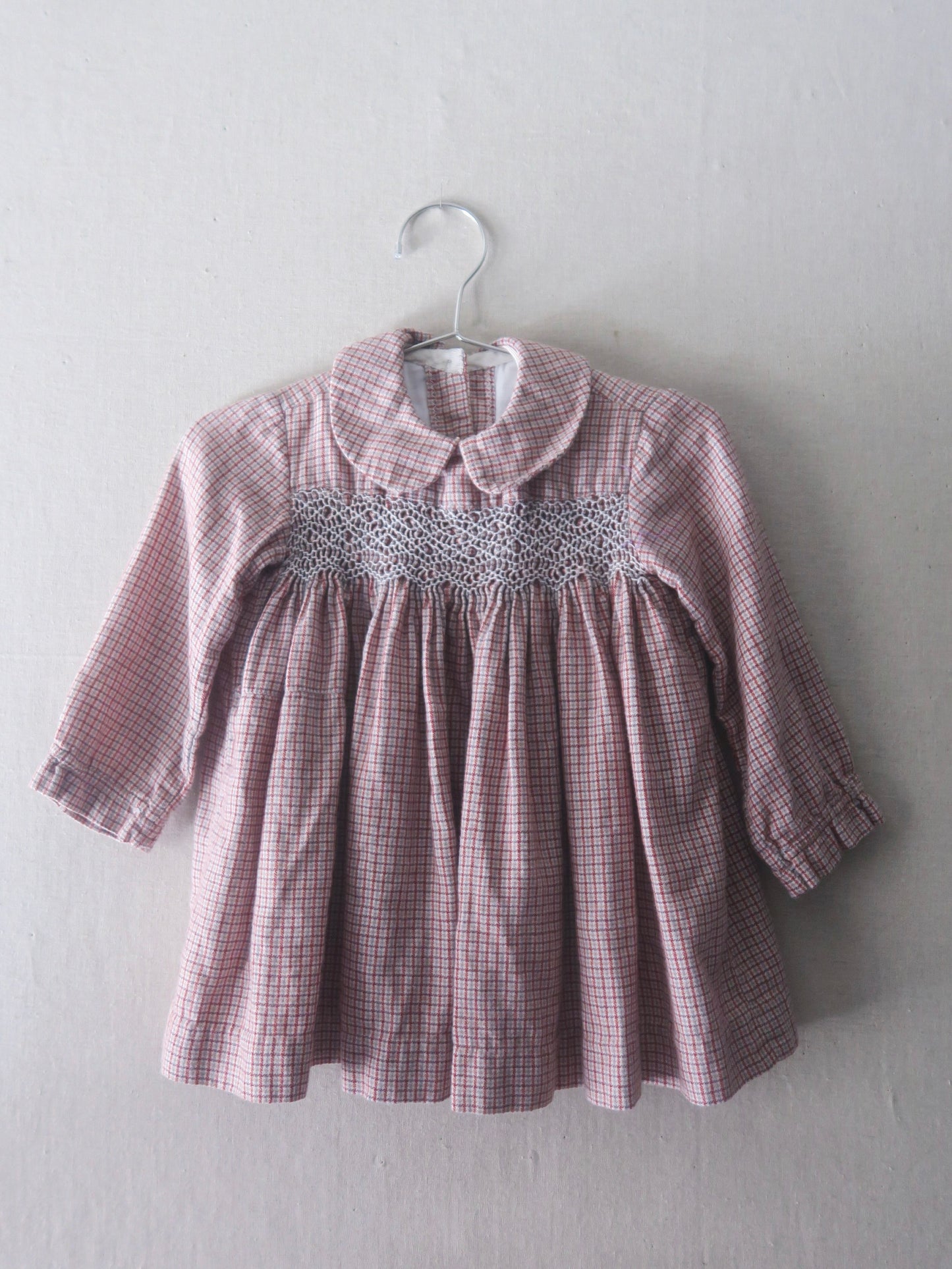 Poppel Pre-loved - Ternet kjole m. smock - str. 1-2 år