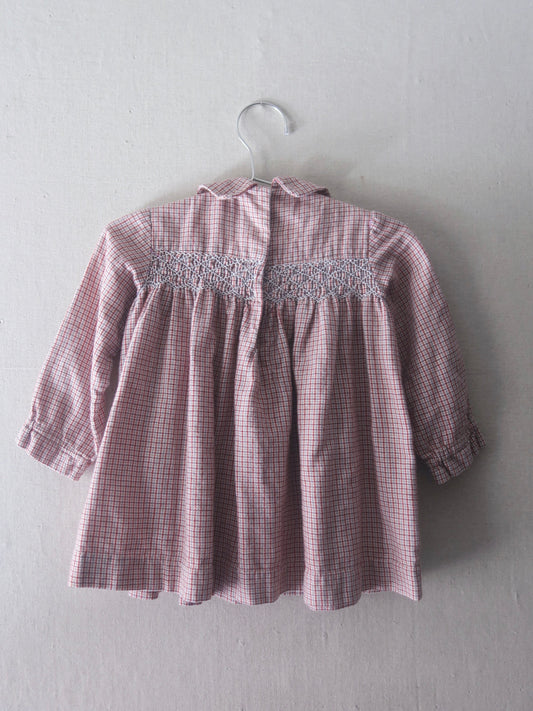 Poppel Pre-loved - Ternet kjole m. smock - str. 1-2 år