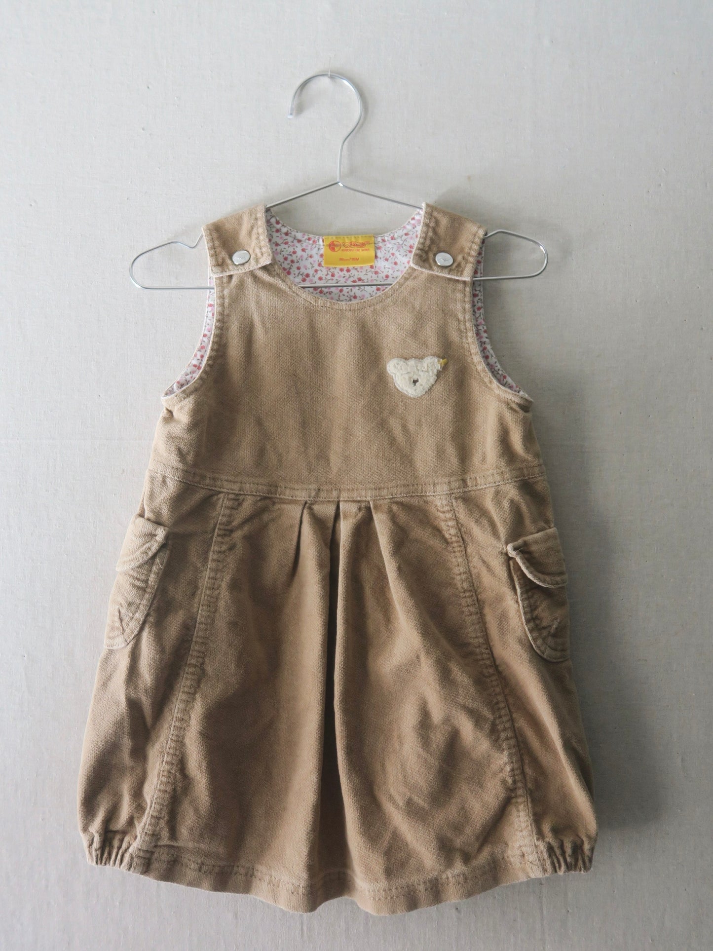 Poppel Pre-loved - Spencerkjole i velour - str. 86