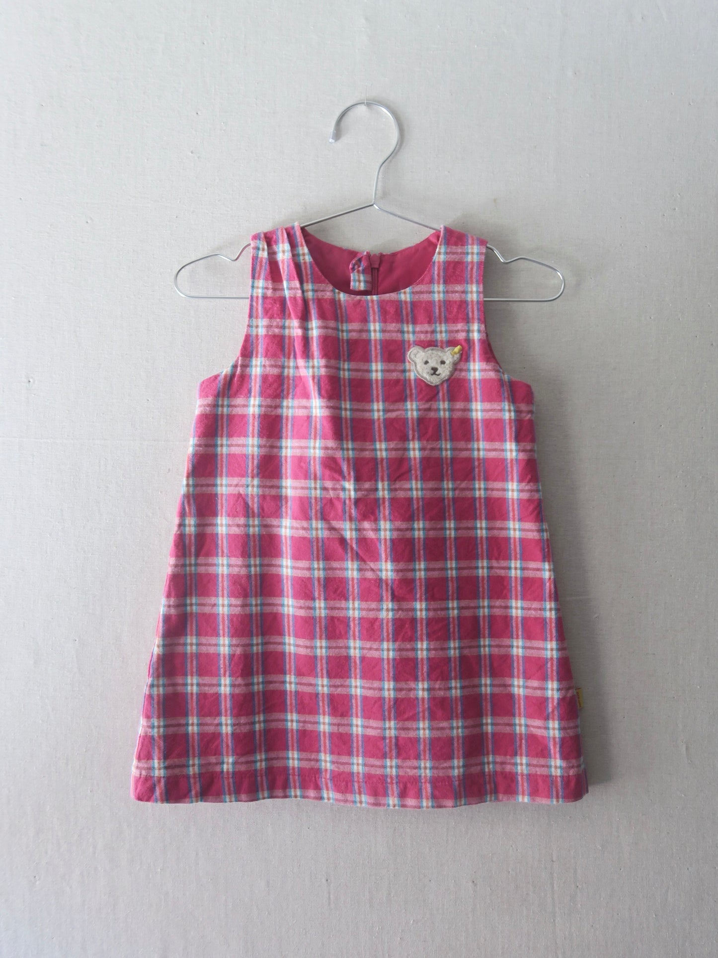 Poppel Pre-loved - Kjole i pink tern - str. 86