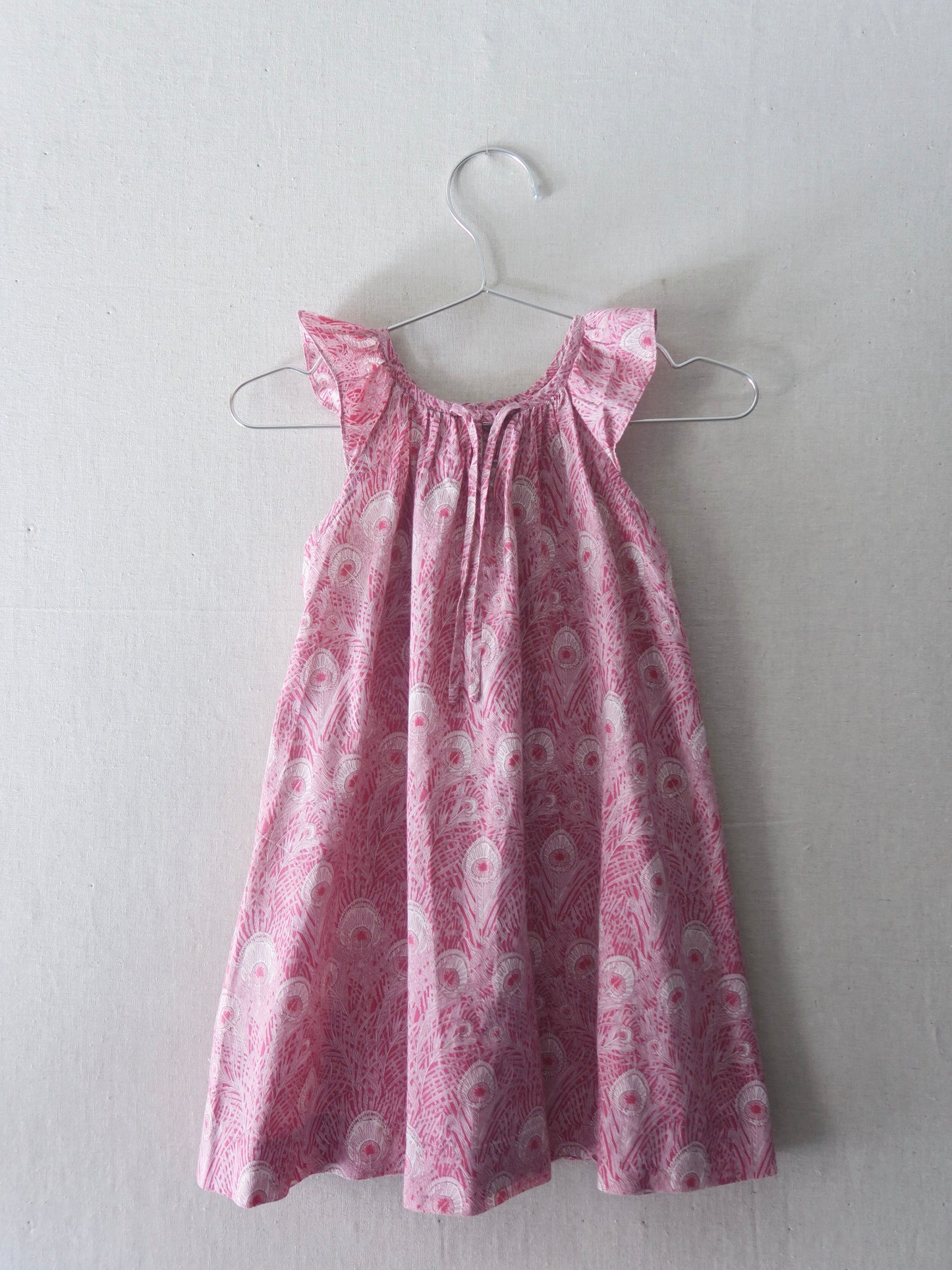 Poppel Pre-loved - Kjole i pink print - str. 1-1,5 år