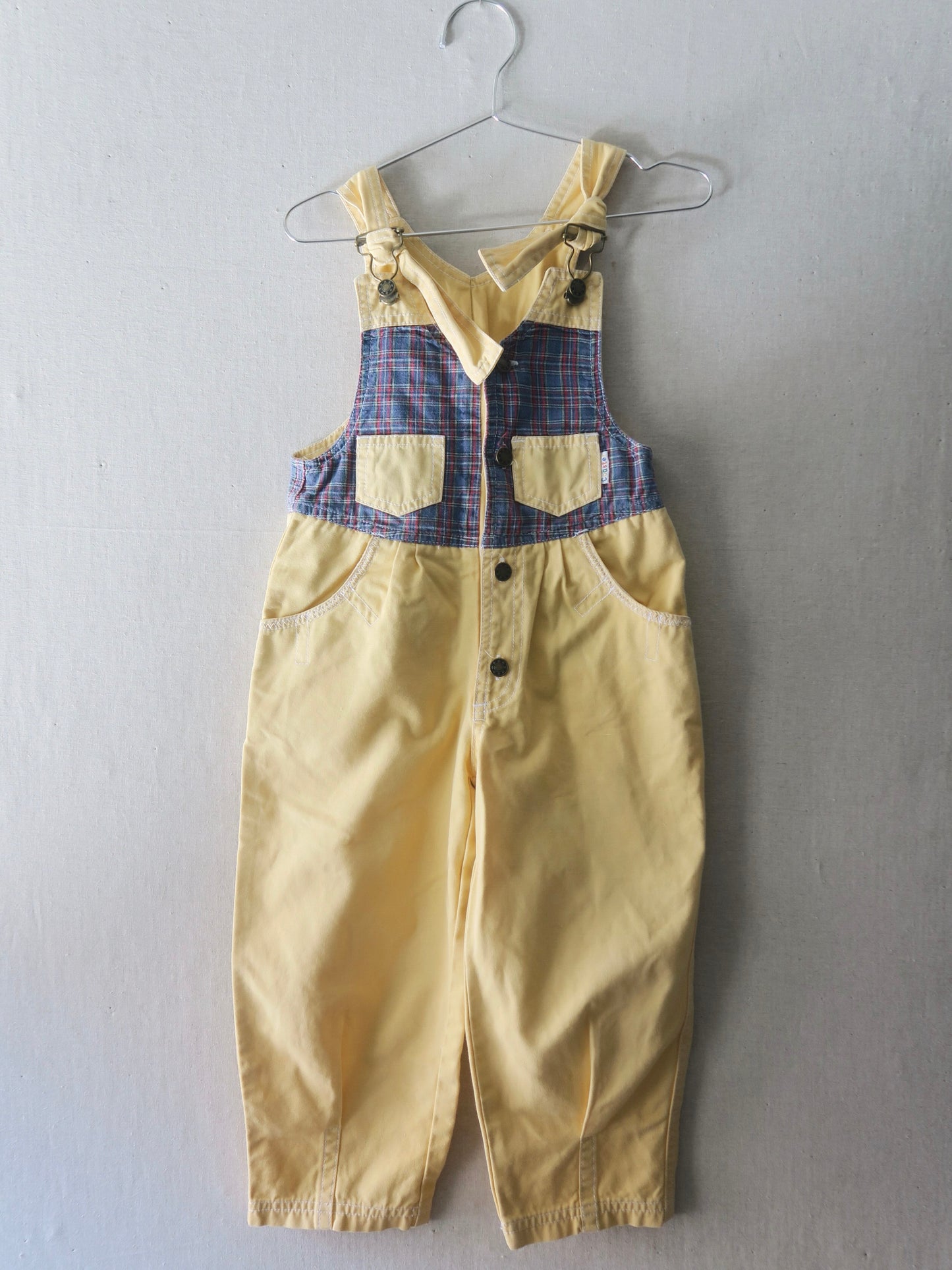 Poppel Pre-loved - Gule overalls - str. 98