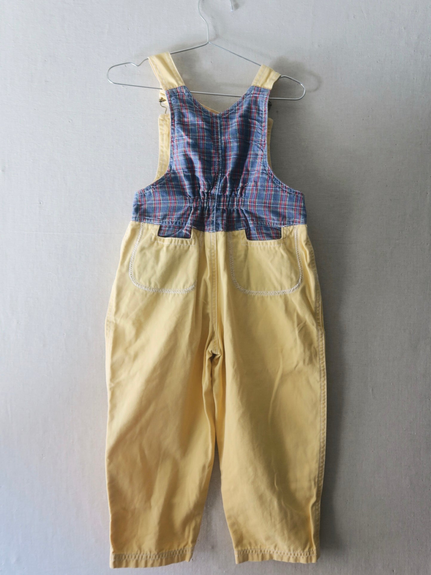 Poppel Pre-loved - Gule overalls - str. 98