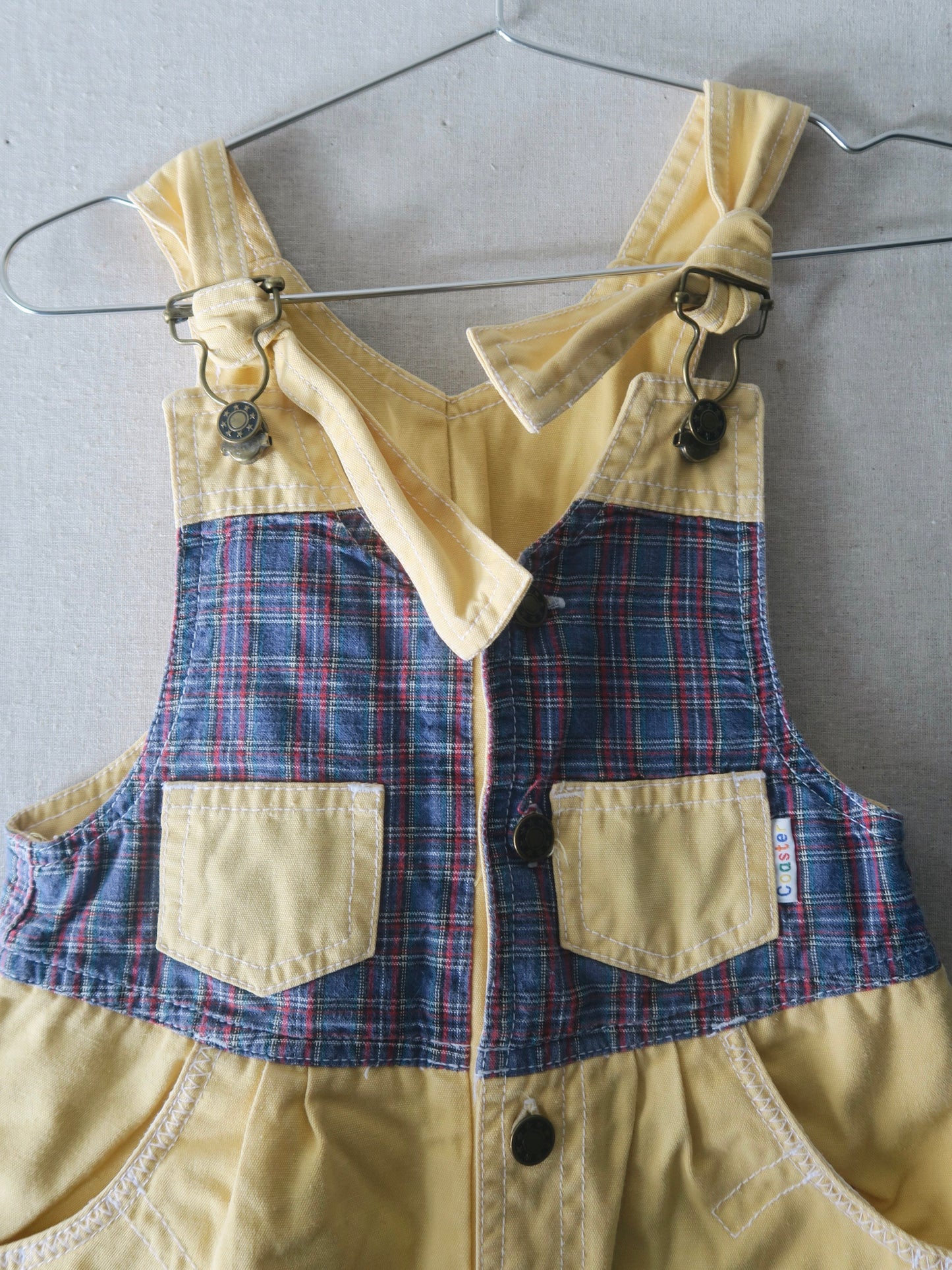 Poppel Pre-loved - Gule overalls - str. 98