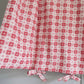 Poppel - Baby dynebetræk - Red Jacquard