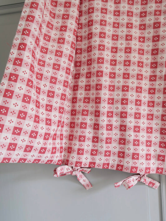 Poppel - Baby dynebetræk - Red Jacquard