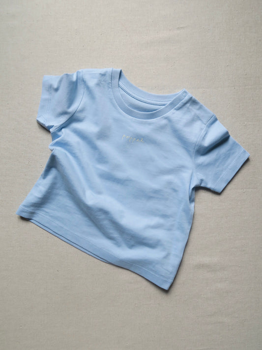 Poppel - T-shirt - Skovfeer - Blå