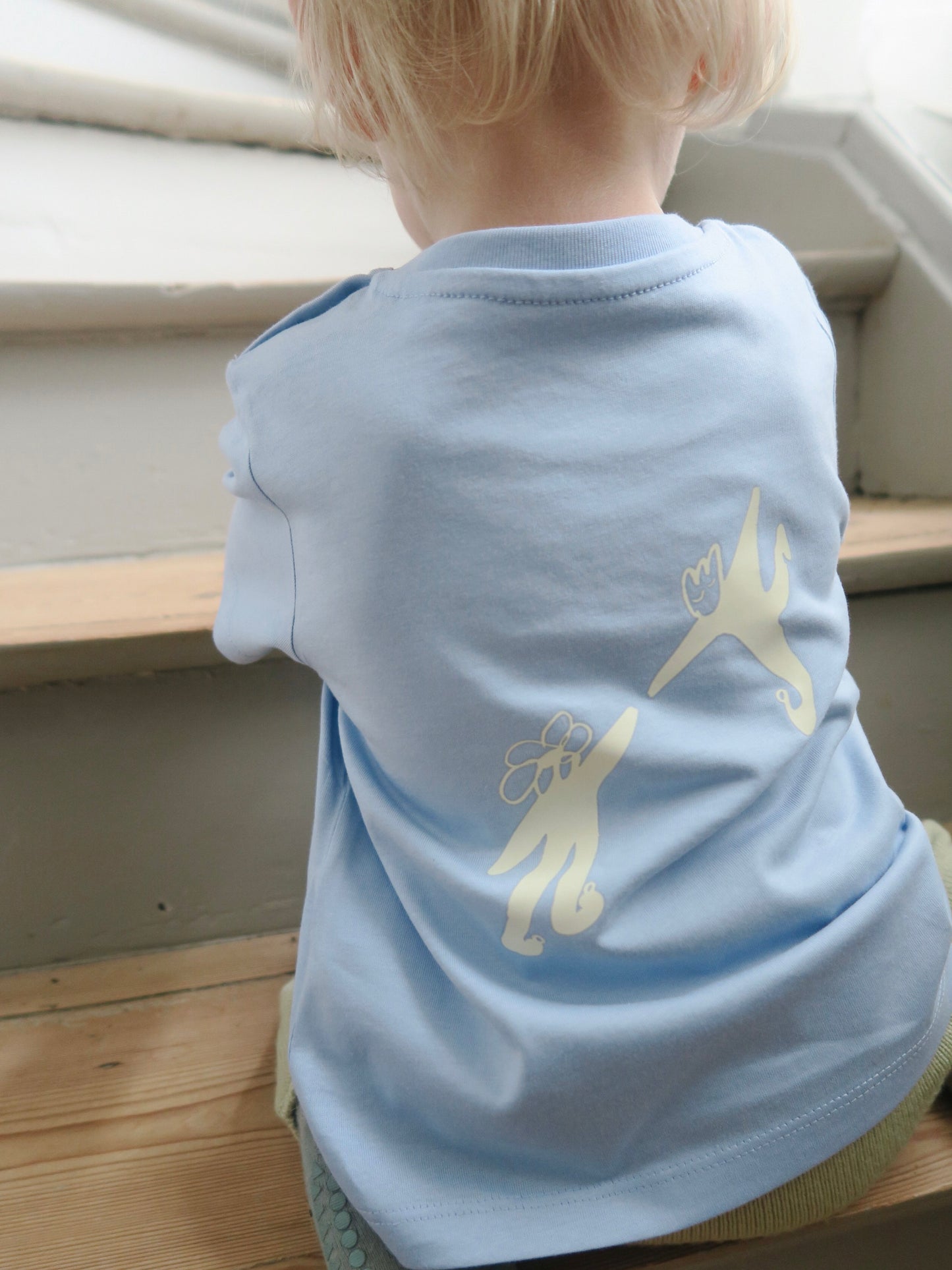 Poppel - T-shirt - Skovfeer - Blå