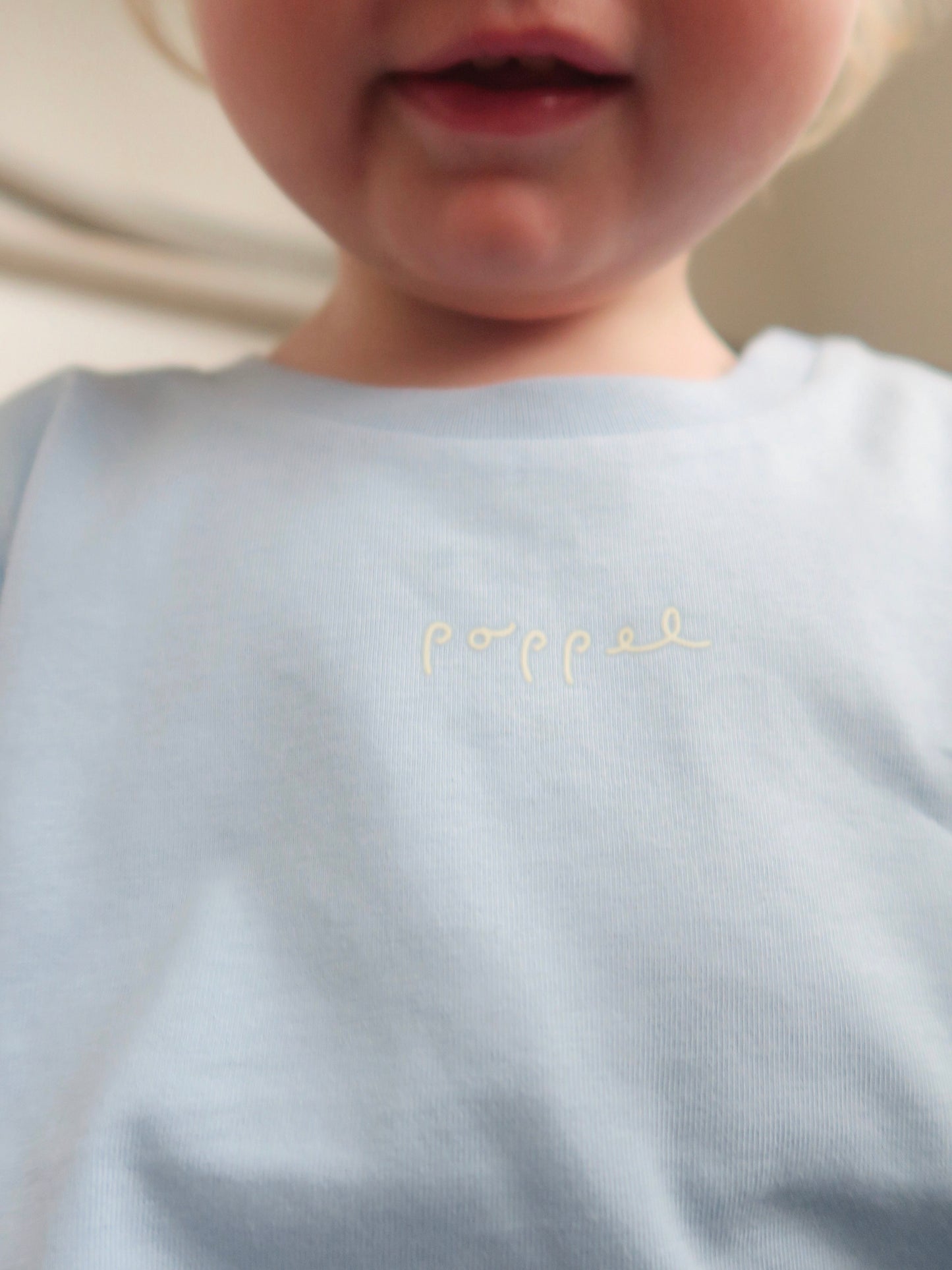 Poppel - T-shirt - Skovfeer - Blå