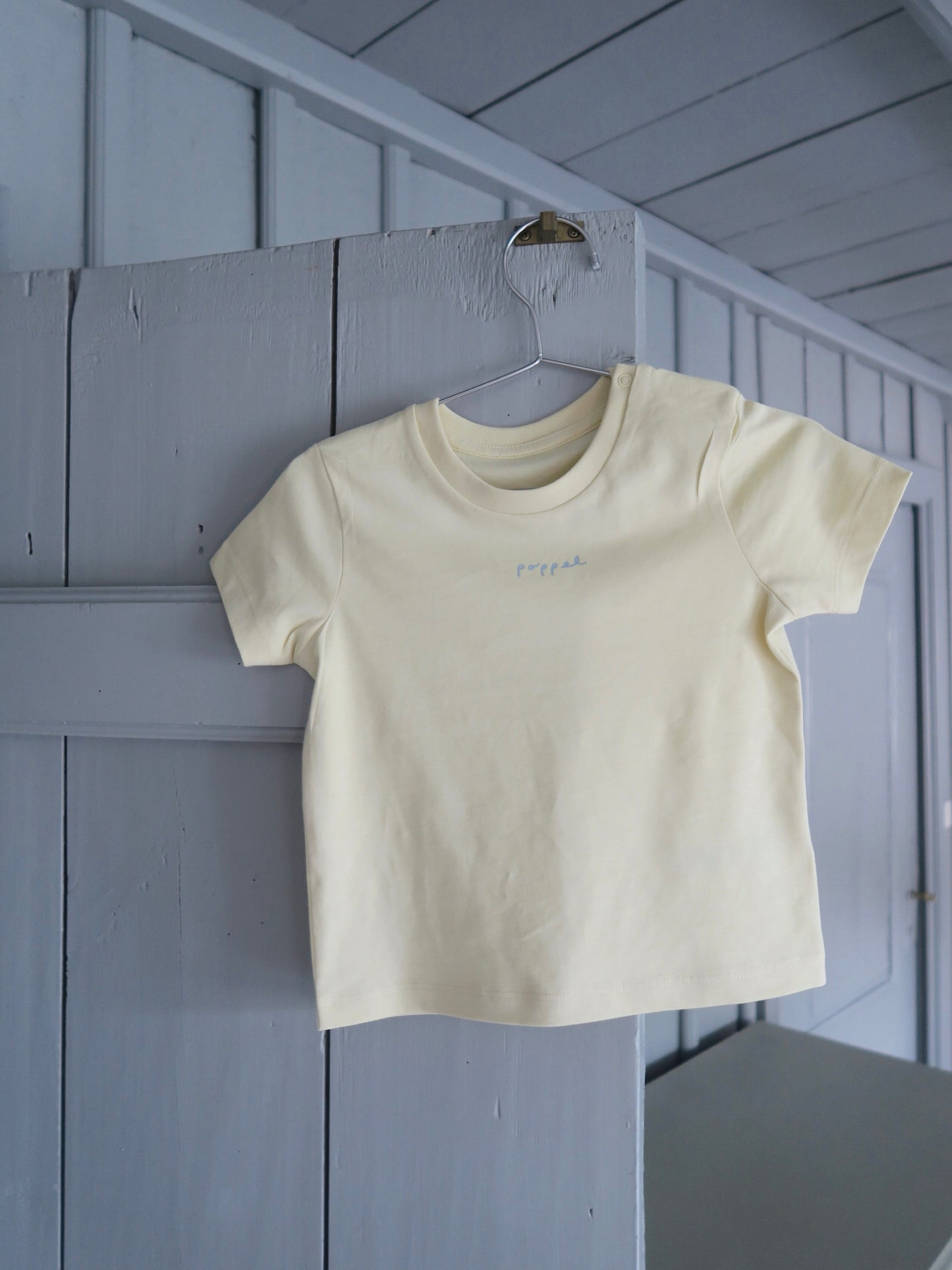 Poppel - T-shirt - Blomsterbarn - Gul