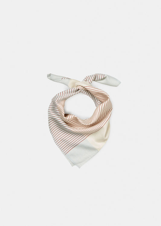 Aiayu - Runa Silk scarf - Mix rust