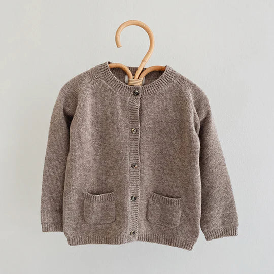 Lalaby - Bobbie Cashmere Cardigan - Toast