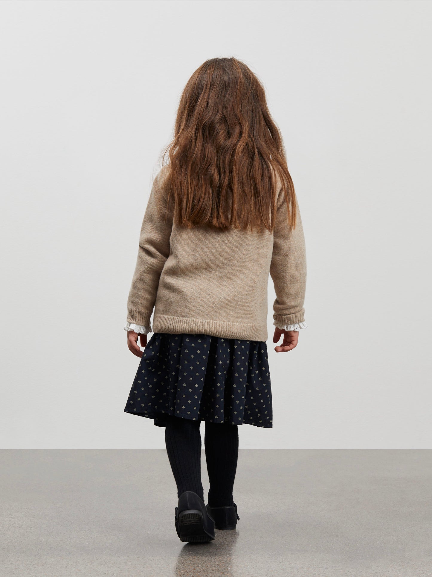 Skall Musling - Flora skirt - Alistair print/midnight/beige