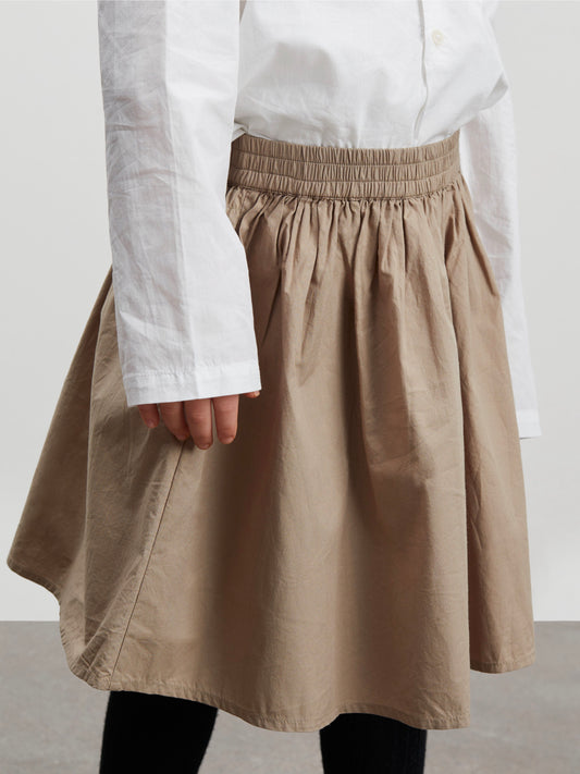 Skall Musling - Flora skirt - Roasted brown