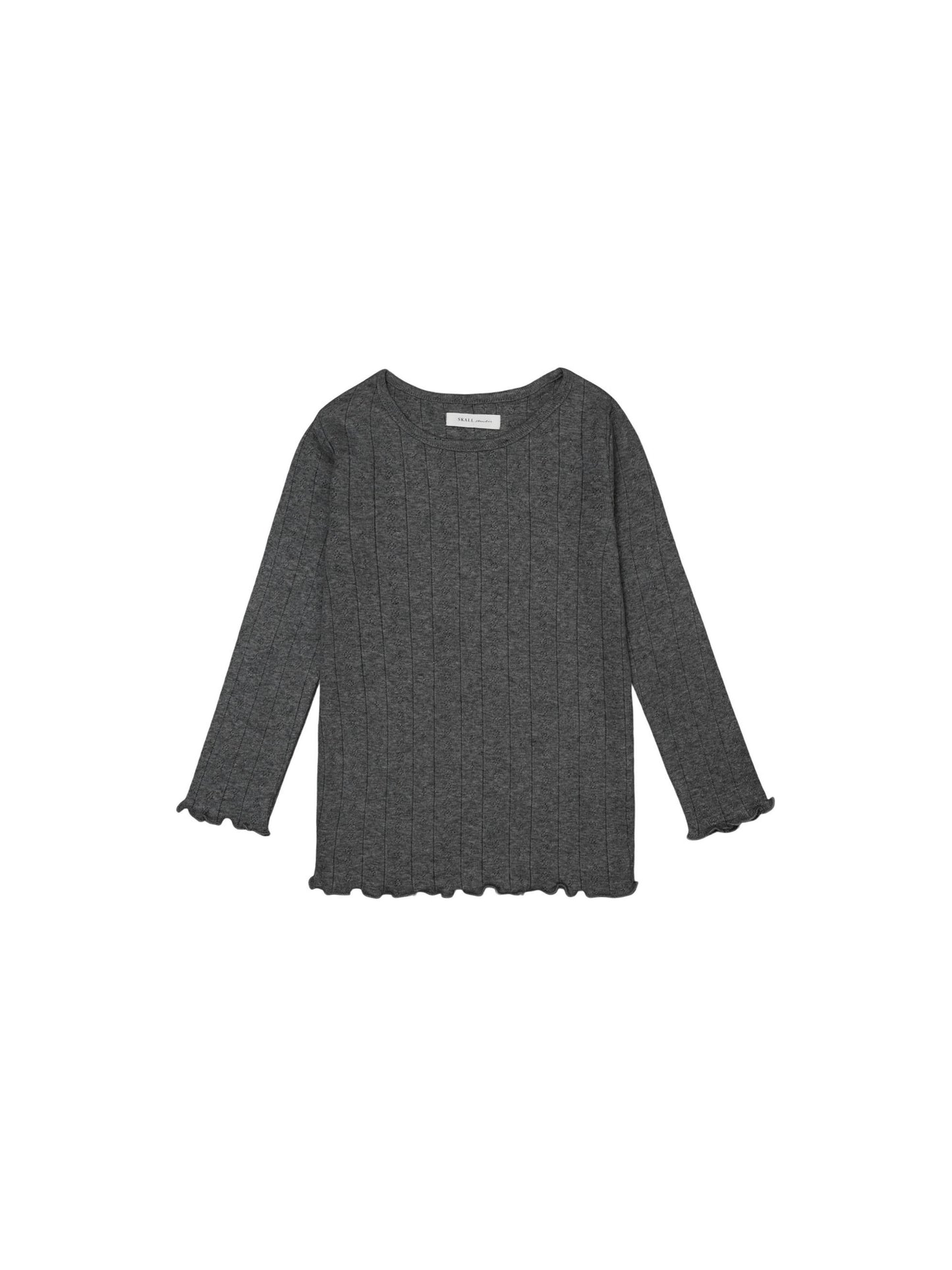 Skall Musling - Edie blouse Musling - Dark grey melange