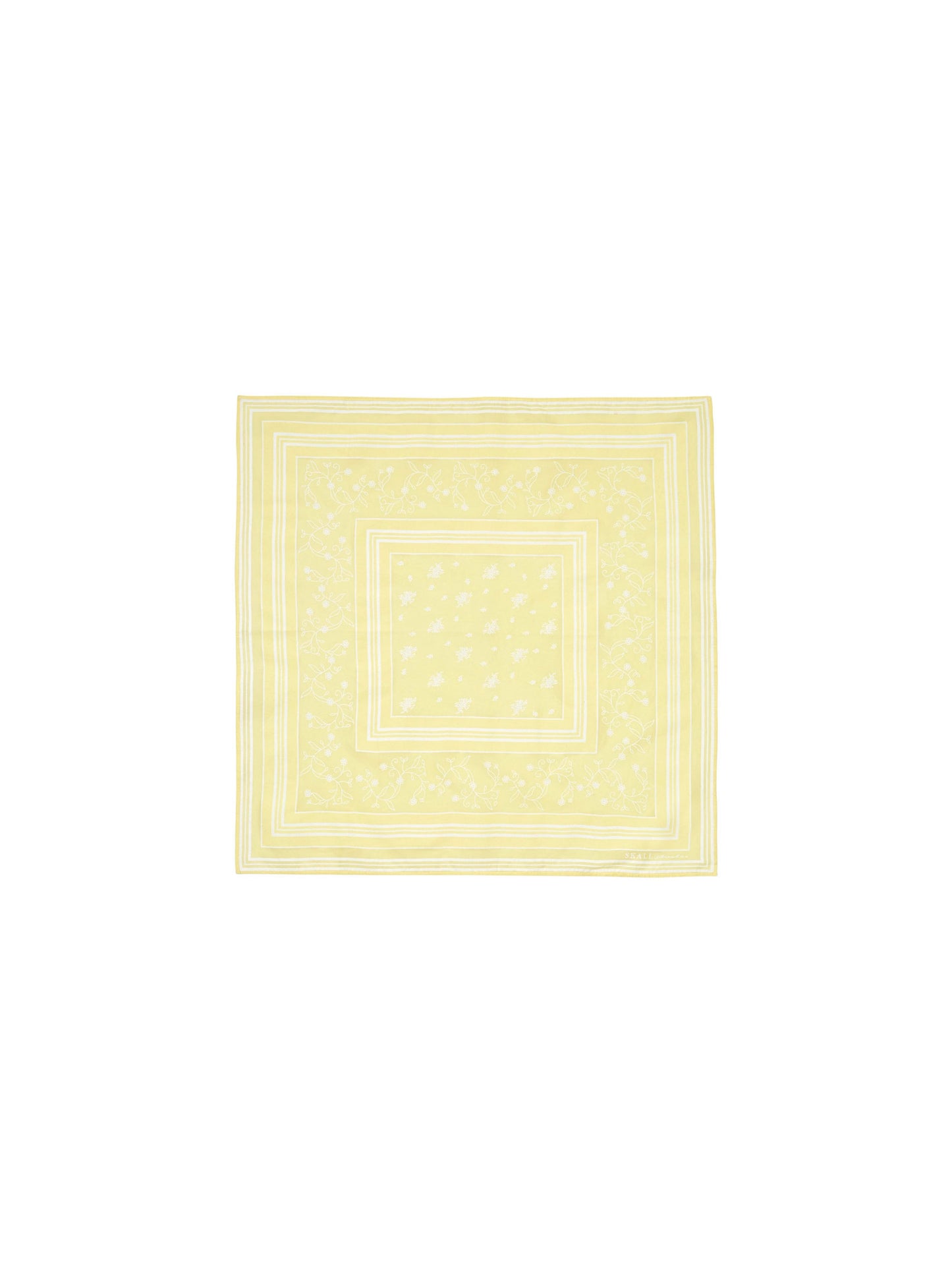 Skall Studio - Classic scarf - Light Yellow - 55x55