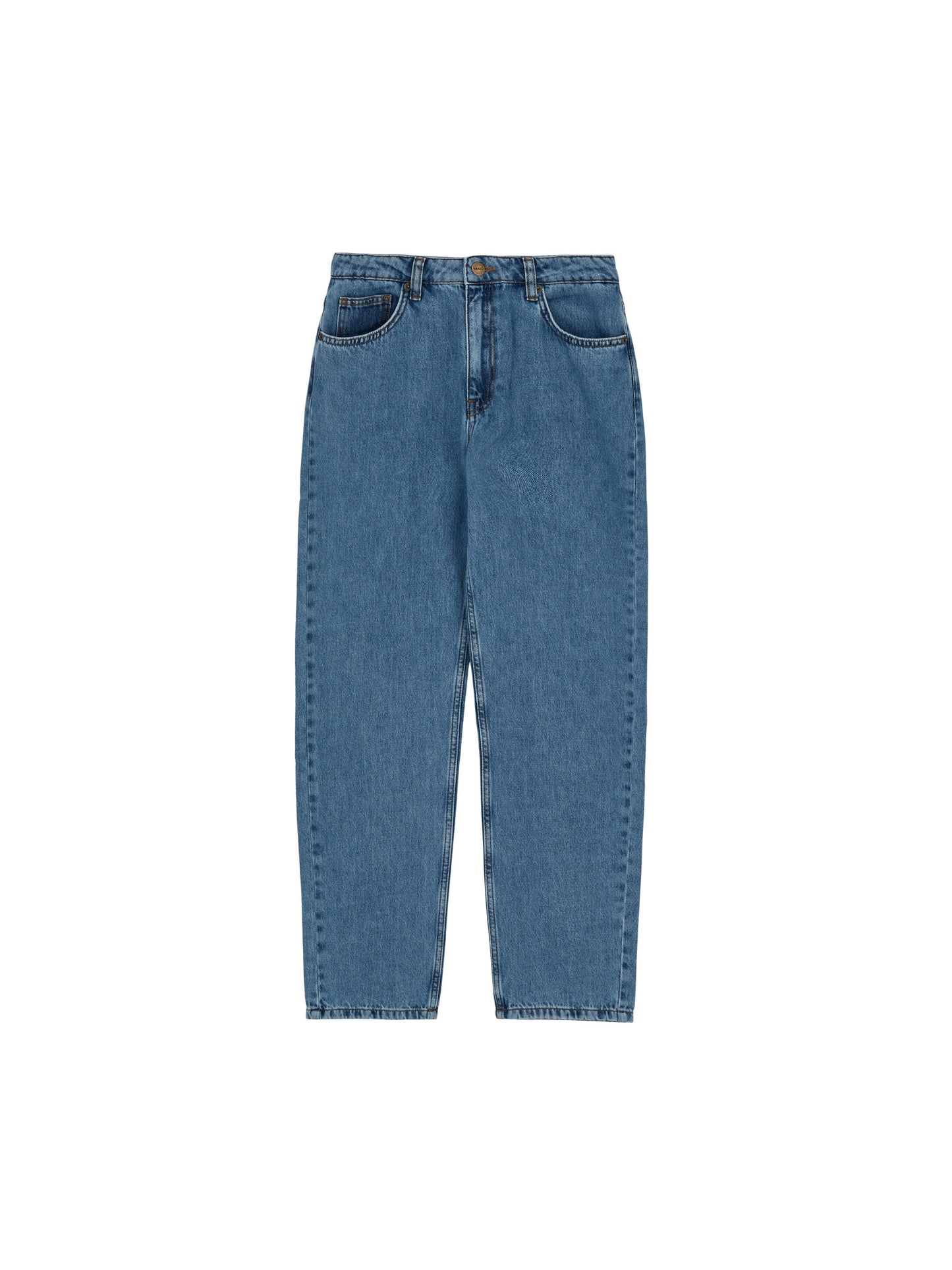 Skall - Allison cropped jeans - Washed blue