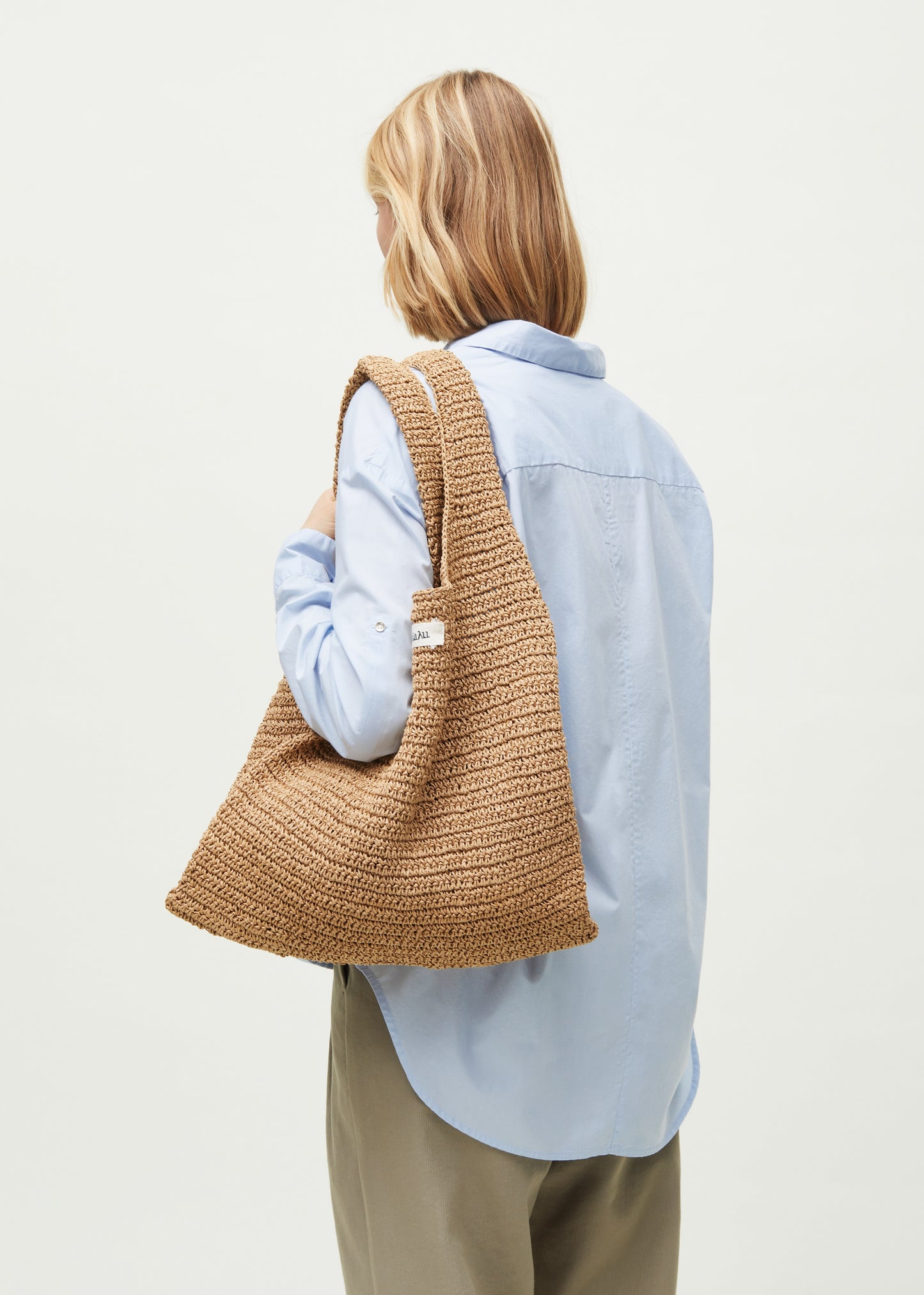 Aiayu - Sophia Straw Bag Medium - Pure Natural